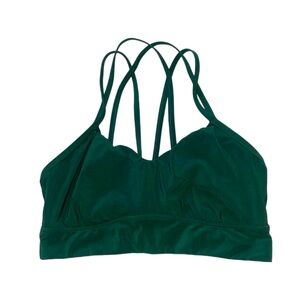 emerald green sports bra